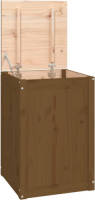 VidaXL Wasmand 44x44x66 Cm Massief Grenenhout Honingbruin