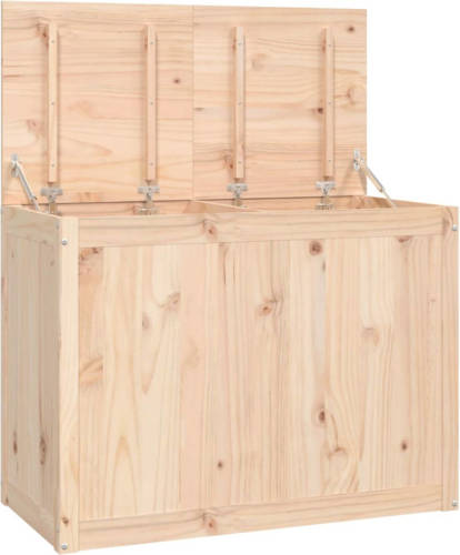 VidaXL Wasmand 88,5x44x66 Cm Massief Grenenhout