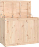 VidaXL Wasmand 88,5x44x66 Cm Massief Grenenhout