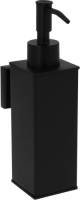 QUVIO Zeepdispenser - Wandmontage - Rvs - Zwart