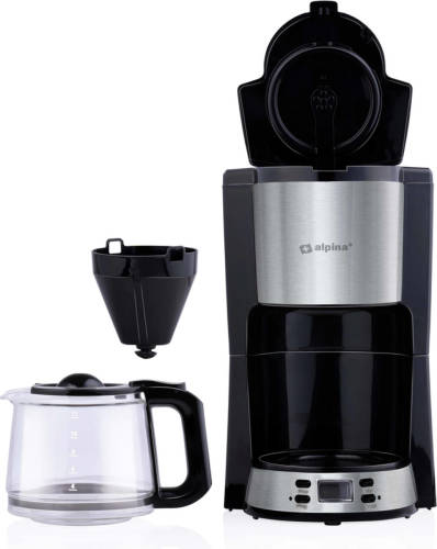 Alpina Filterkoffiezetapparaat - 1.5 L - Warmhoudfunctie - 230v 1000w
