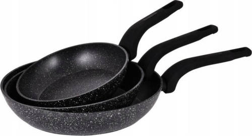 Klausberg 7438 - 3 Delige Pannenset - 20/24/28 Cm