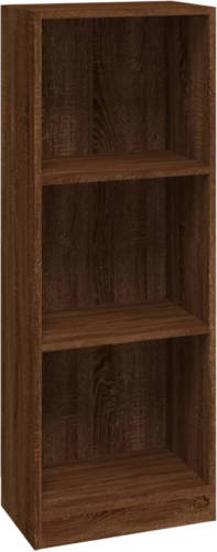 VidaXL Boekenkast 40x24x109 Cm Bewerkt Hout Bruineikenkleurig