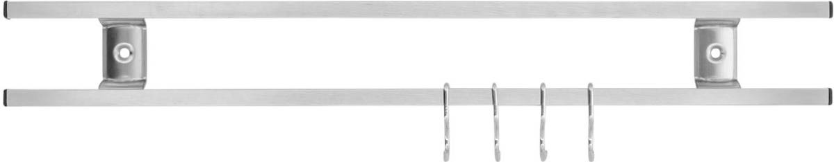 Krumble Messenstrip Magneet Met Haken - Rvs