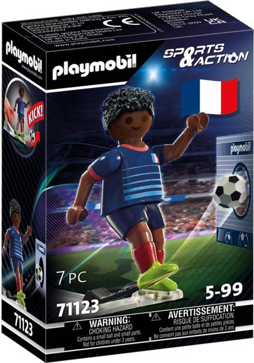 PLAYMOBIL Sports & Action Voetballer Frankrijk A - 71123