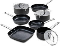 ISENVI Murray Chef Du Jour Grill - Pannenset 7 Delig - Rvs Grepen