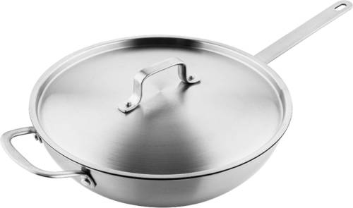 Soenil By ISENVI - Keramische Wok 30 Cm - Rvs Greep