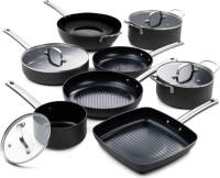 ISENVI Murray Chef Totaal Pannenset 8 Delig - Rvs Grepen
