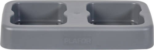 Plafor - Plastic Prullenbak Houder - 2x53l
