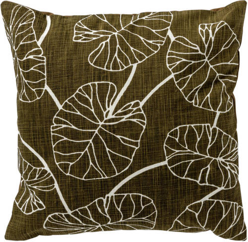 Dutch Decor - Jules - Sierkussen 45x45 Cm Olive Branch - Groen