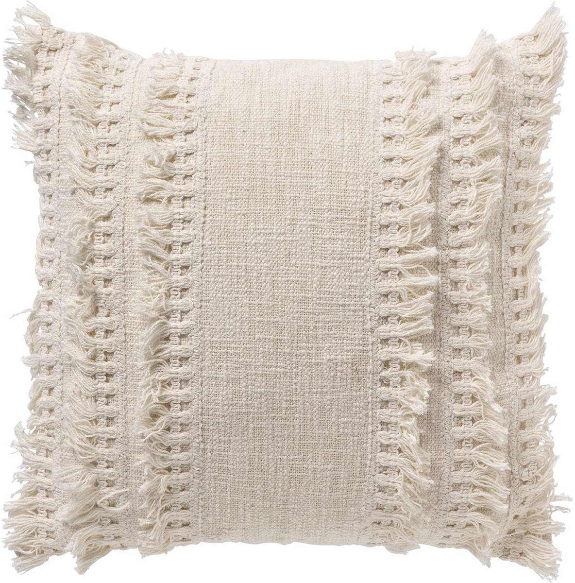 Dutch Decor - Fara - Sierkussen 45x45 Cm Snow White - Wit