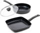 ISENVI Avon Combideal - Keramische Grillpan En Hapjespan - Ergo