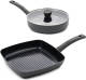 ISENVI Avon Combideal - Keramische Grillpan En Hapjespan - Ergo