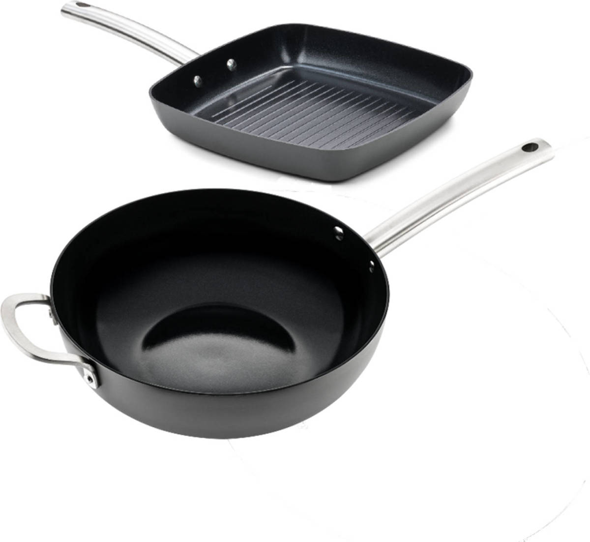 ISENVI Murray Combideal - Grillpan En Wokpan - Rvs