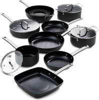ISENVI Murray Chef Culinair Set - Pannenset 9 Delig - Rvs Grepen