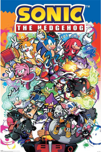 Pyramid Sonic The Hedgehog Comic Characters Poster 61x91,5cm