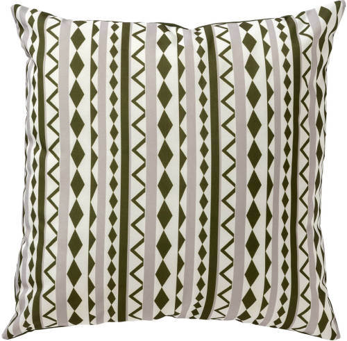 Dutch Decor - Mauro - Outdoor Sierkussen 45x45 Cm - Waterafstotend En Uv-bestendig - Olive Branch - Groen