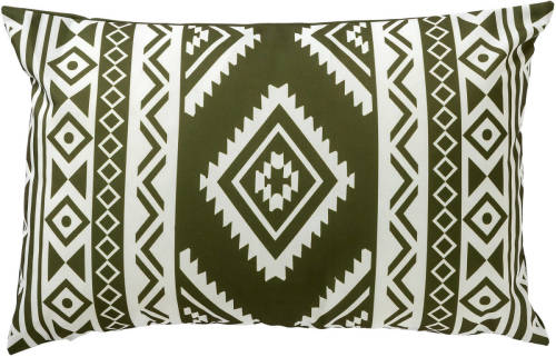 Dutch Decor - Nuno - Outdoor Sierkussen 40x60 Cm - Waterafstotend En Uv-bestendig - Olive Branch - Groen