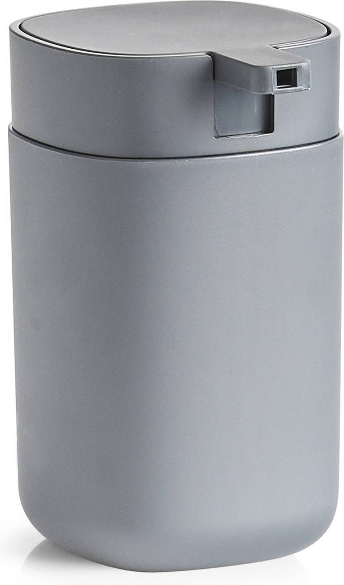 Zeller Zeeppompje/dispenser Kunststof - Grijs - 9 X 12 Cm - Modern - Zeeppompjes