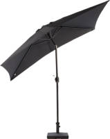 MaxxGarden Parasol - Tuin En Balkon Zonnescherm - Opdraaisysteem - 150 X 250 Cm (Zwart)