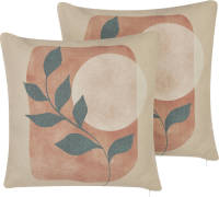 Beliani Calliopsis - Sierkussen-multicolor-polyester, Katoen