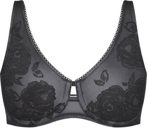 Triumph voorgevormde beugelbh Wild Rose Sensation zwart