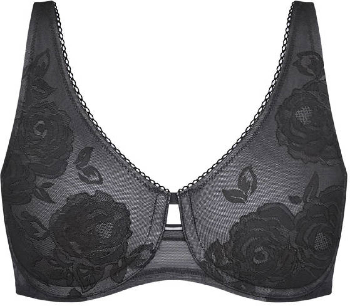 Triumph voorgevormde beugelbh Wild Rose Sensation zwart