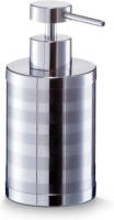 Zeller Zeeppompje/dispenser Edelstaal/rvs Streep 7 X 15 Cm - Zeeppompjes