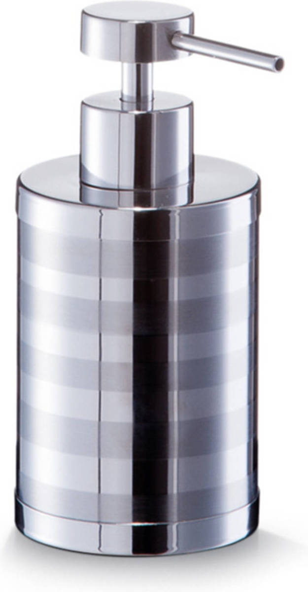Zeller Zeeppompje/dispenser Edelstaal/rvs Streep 7 X 15 Cm - Zeeppompjes