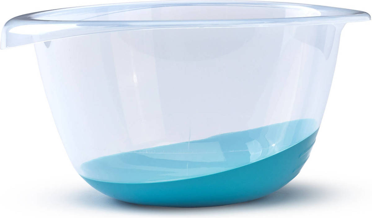 Whitefurze Beslagkom/mengkom - 6 Liter - Kunststof - Blauw - Mengkommen