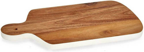 Bigbuy Home Snijplank Bruin Wit Acacia (21,5 X 1,5 X 33,5 Cm)