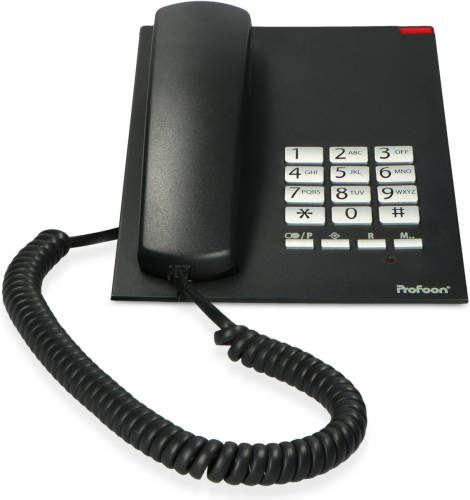 Vaste Telefoon Profoon Tx-310 Zwart
