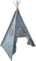 Atmosphera Tipi Speeltent Voor Kinderen - 130 X 130 X 160 Cm - Blauw - Wigwam - Speeltenten