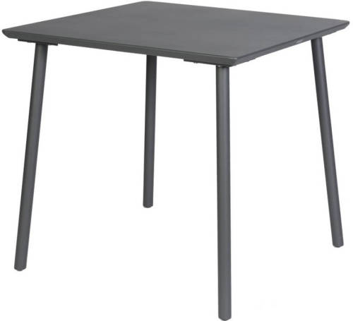 Warentuin George Table 80x80x75 Cm Alu Anthracite