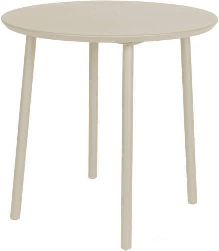 Warentuin George Table Diameter80x75 Cm Alu Pearl Grey