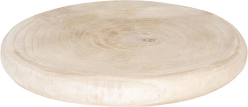 Clayre & Eef Natuurlijke Dienblad Ø 30*4 Cm 6h1763