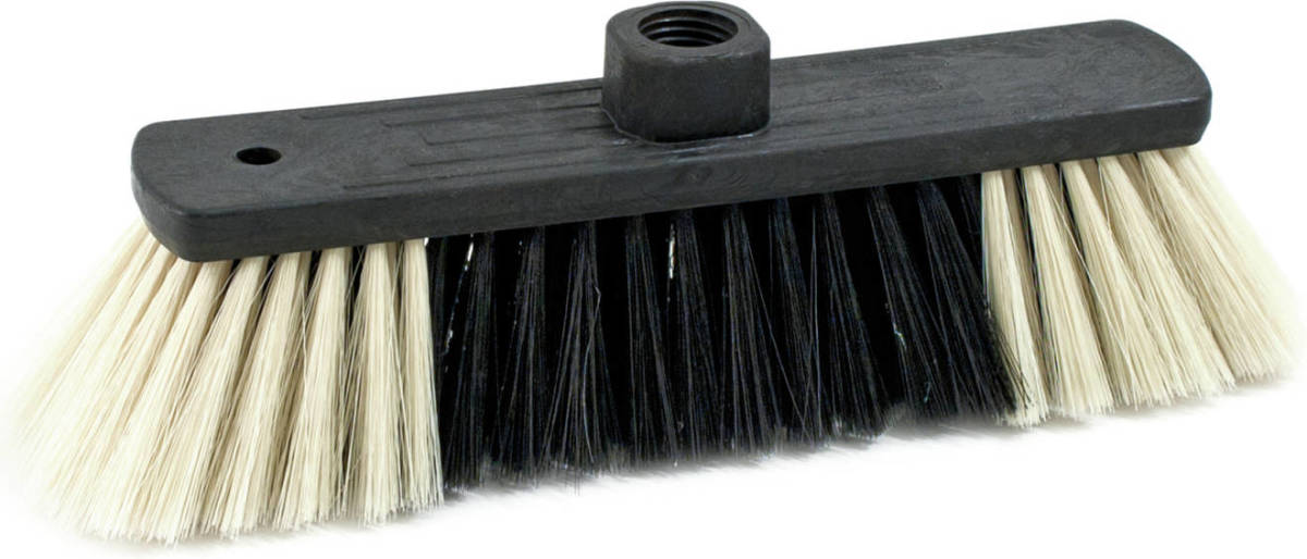 Shoppartners Eco Zachte Grijze Bezemkop Voor Binnen 28 Cm - Bezem