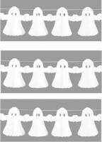 Boland Halloween 3x Spook Slinger Van Papier 4 Meter - Feestslingers