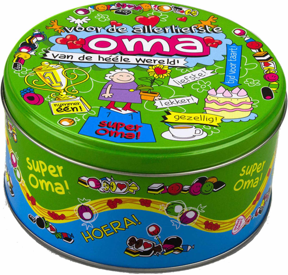 Paperdream Voor De Liefste Oma Snoeptrommel/voorraadtrommel Cadeau Oma - Cadeau Blikken