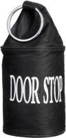 Trendoz Canvas Deurstopper Zwart Met Ring 28 Cm - Deurstoppers
