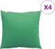 VidaXL Sierkussens 4 St 60x60 Cm Stof Rood