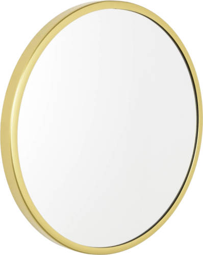 Loft42 Mirror Spiegel Rond L Goud - Metaal - Ø45