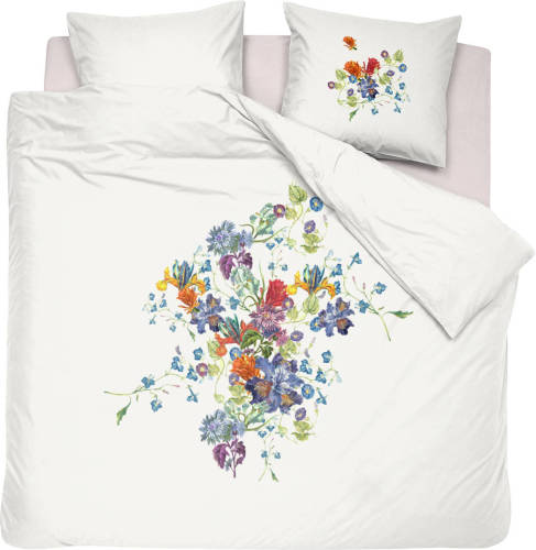 Cinderella Dekbedovertrek Iris - Satijn - 200x200/220 Cm - Off White