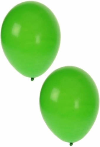 Bellatio Decorations 10x Stuks Groene Party Ballonnen 27 Cm - Ballonnen