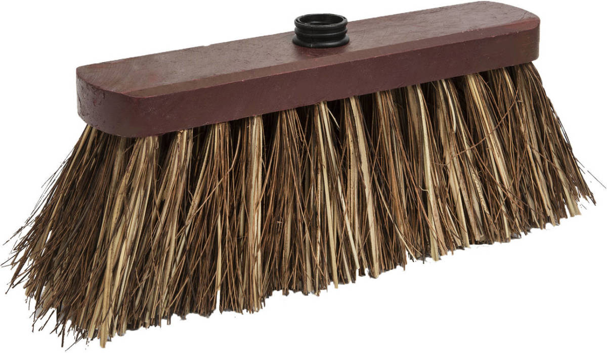 Massamarkt Starbright Bezemkop 33 Cm Hout Bruin