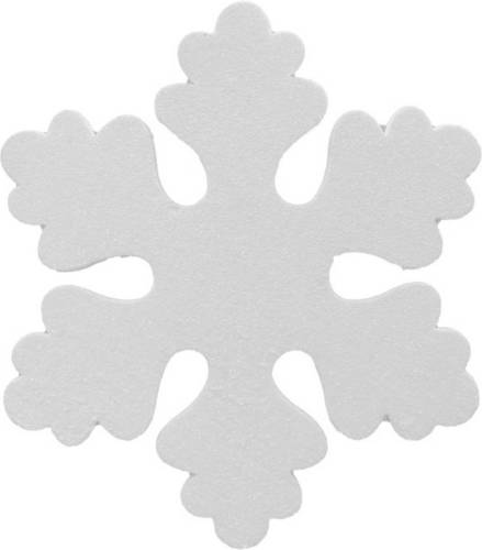 Othmar decorations 1x Witte Decoratie Sneeuwvlok Van Foam 50 Cm - Hangdecoratie