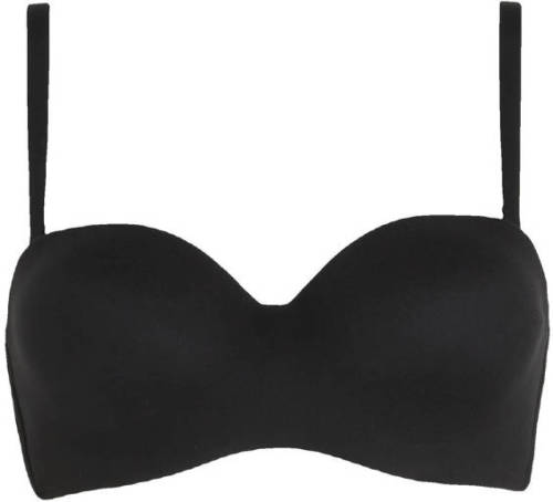 MAGIC Bodyfashion strapless voorgevormde beugelbh zwart