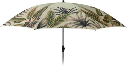 4Goodz Strandparasol Tropical Bladeren 200 Cm - Olijfgroen