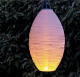 Anna's Collection 4x Stuks Luxe Solar Lampion/lampionnen Wit Met Realistisch Vlameffect 30 X 50 Cm - Lampionnen