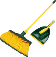 Shoppartners Tuin Schoonmaak Set Klauwstoffer En Blik En Klauwbezem 140 Cm - Bezem